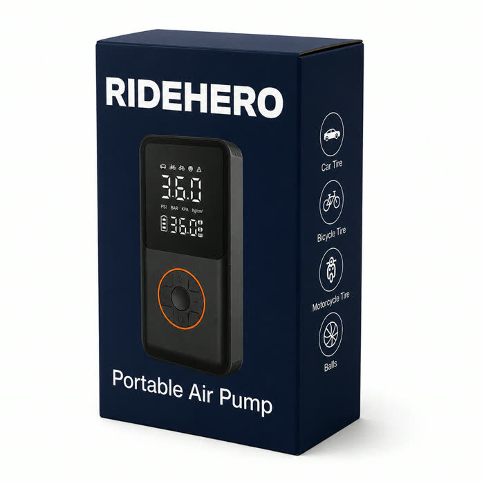 RideHero Portable Tire Inflator